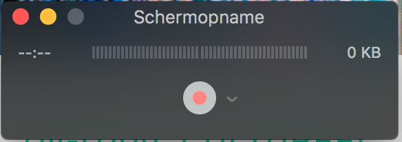 Screen cast met QuickTime