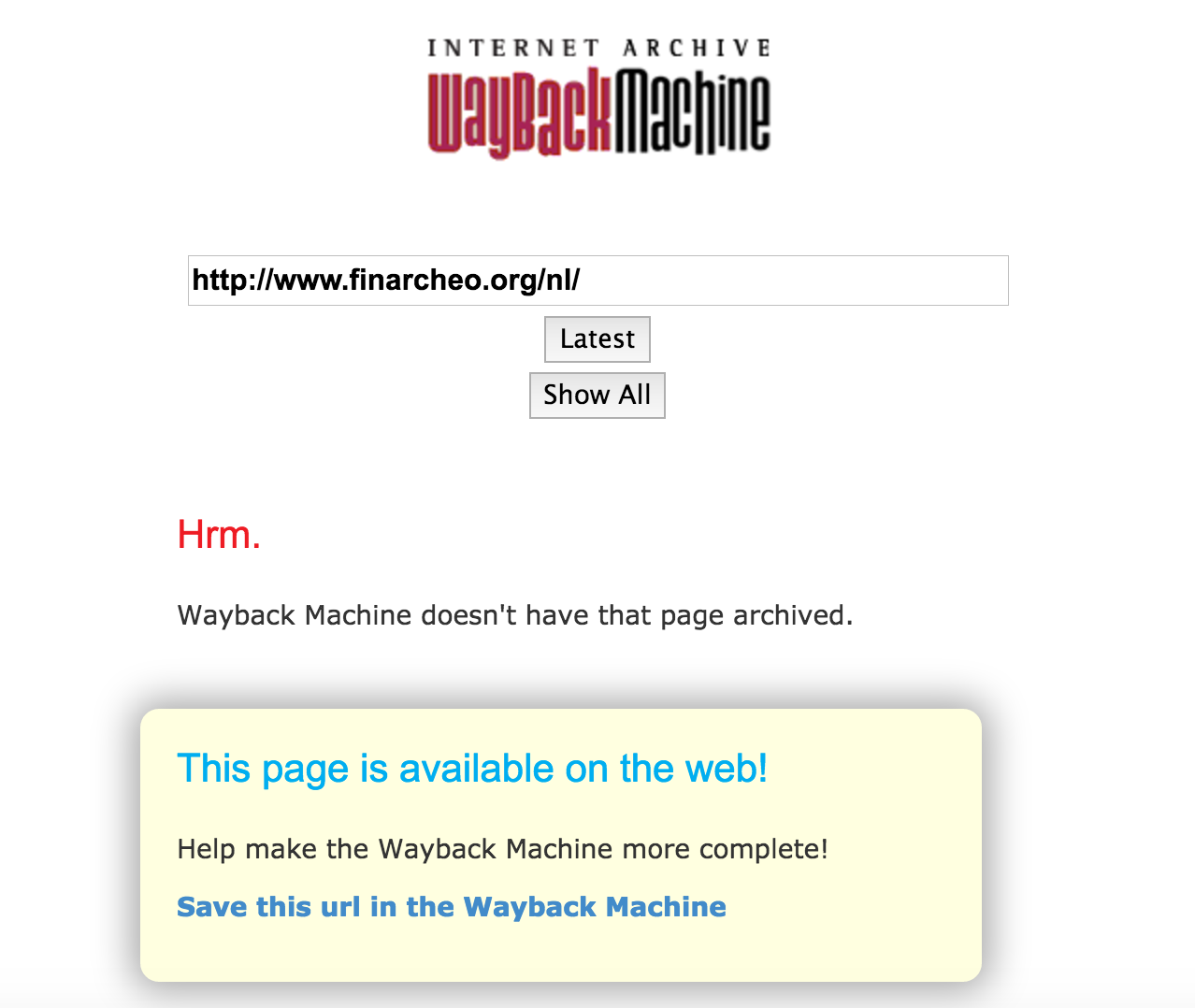 Wayback Machine